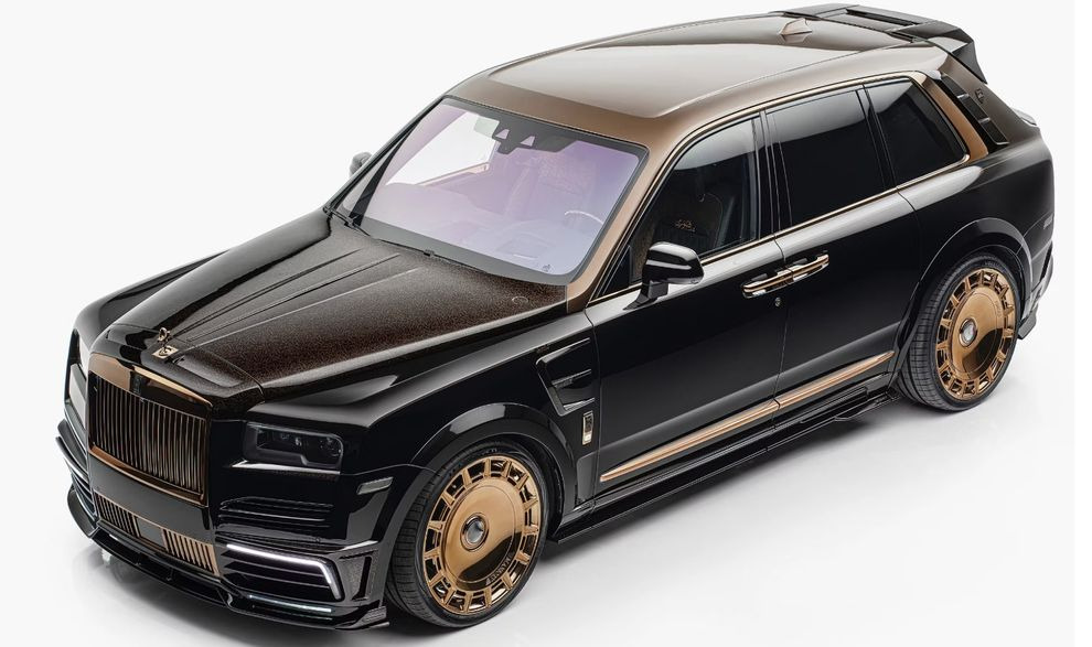 Mansory представила «золотую» и «арабскую» линию Rolls-Royce Cullinan