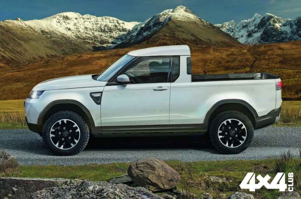 Land Rover сделает из «Дефендера» пикап