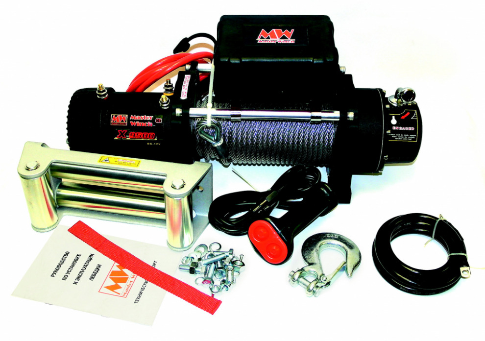 Master Winch X9500. Лебёдка, защищённая от брызг