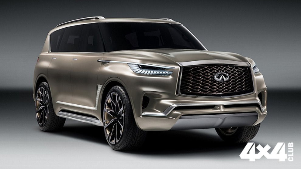 Infiniti раскрыла дизайн нового большого внедорожника