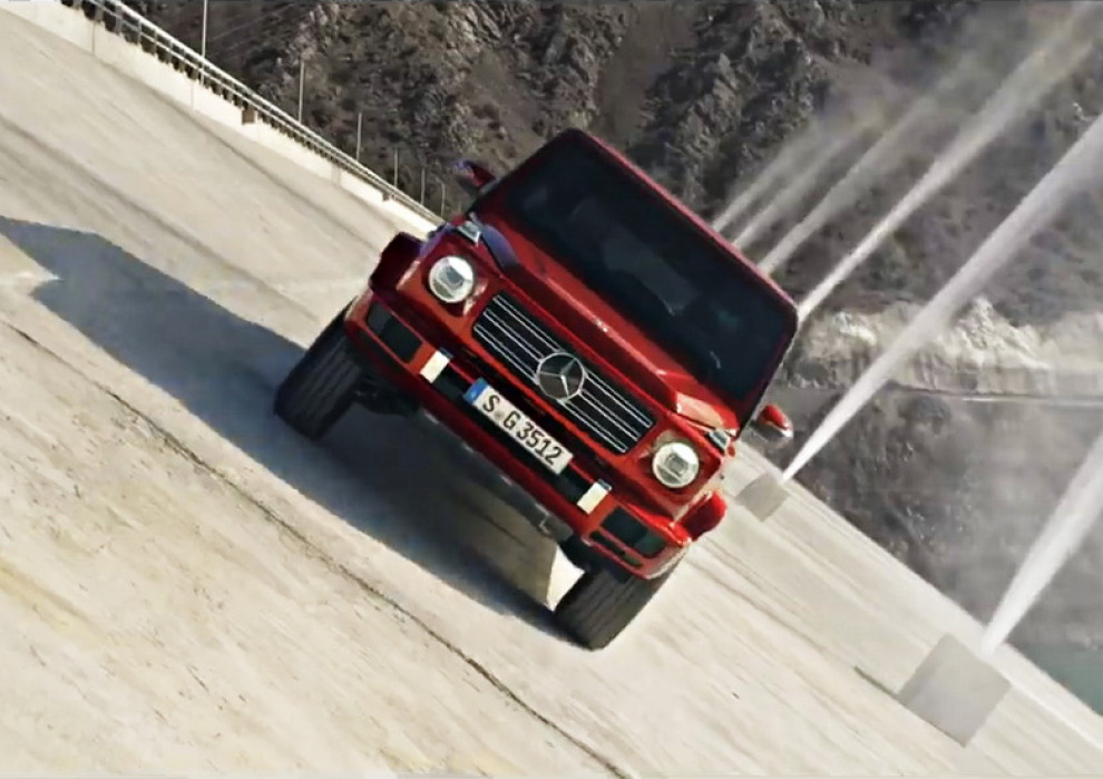 Mercedes-Benz G 350d покорил стометровую плотину