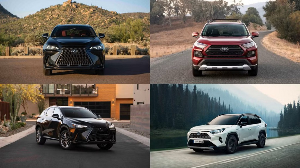 Lexus NX vs Toyota RAV4 – роскошь против практичности