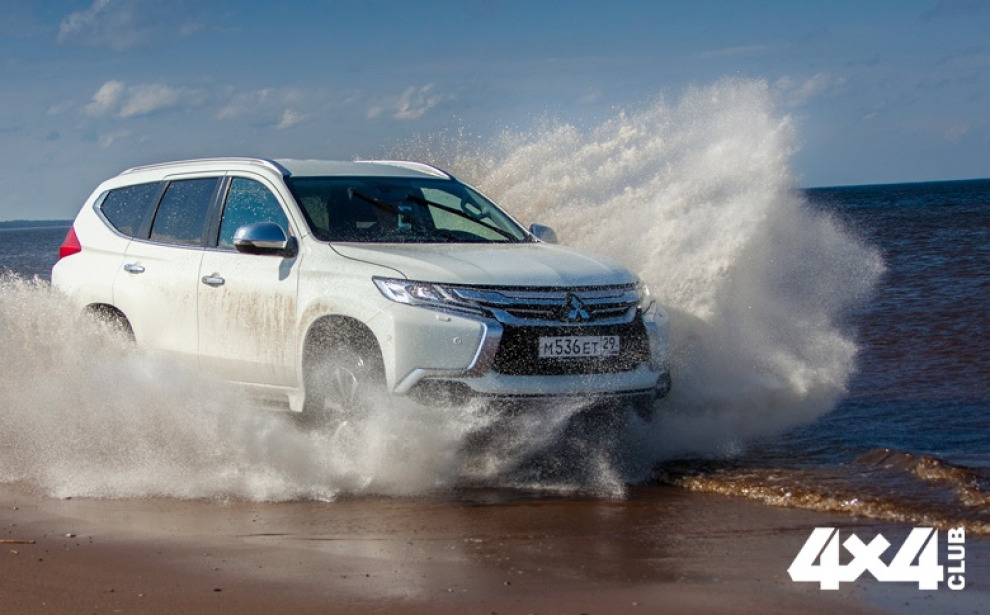 Новый Mitsubishi Pajero Sport в алмазных копях Архангельска