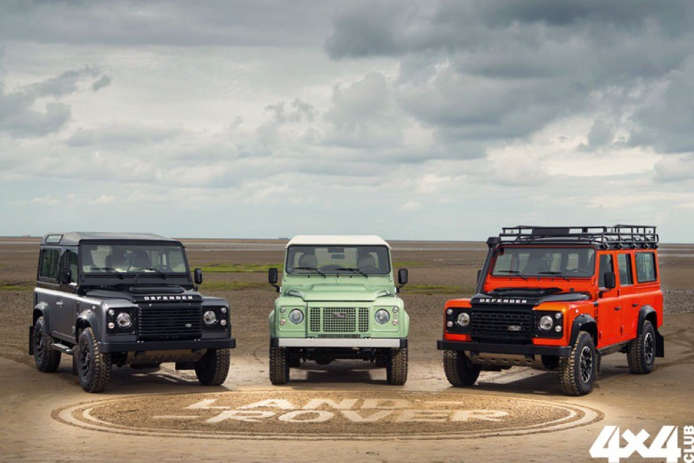 К завершению производства Land Rover Defender приурочили выпуск трех ограниченных серий