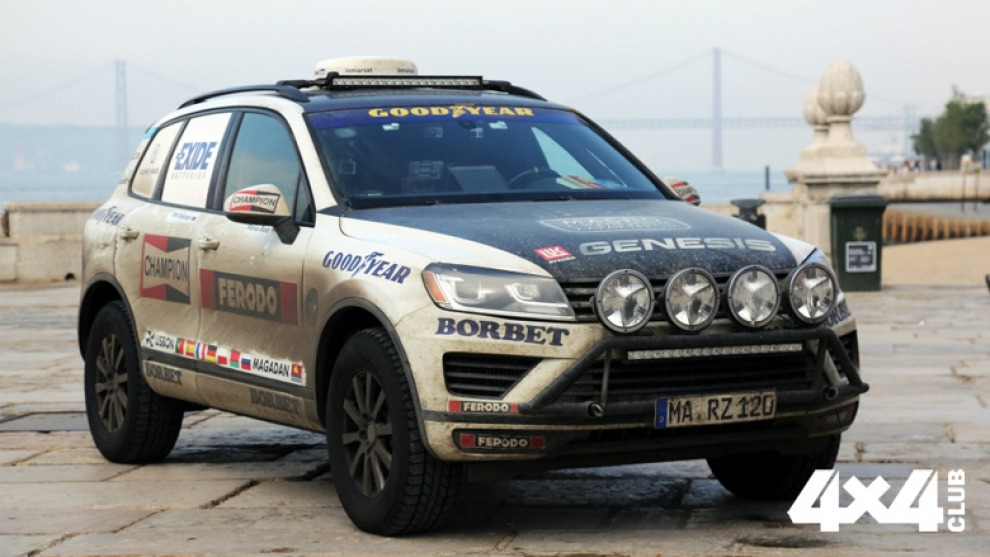VW Touareg проехал от Магадана до Лиссабона за шесть дней
