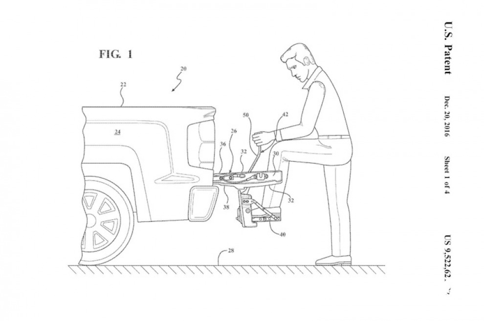 General Motors запатентовал новый механизм для пикапов