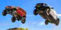 Ford F-150 Raptor и Jeep Wrangler Rubicon сошлись на эпичных трамплинах