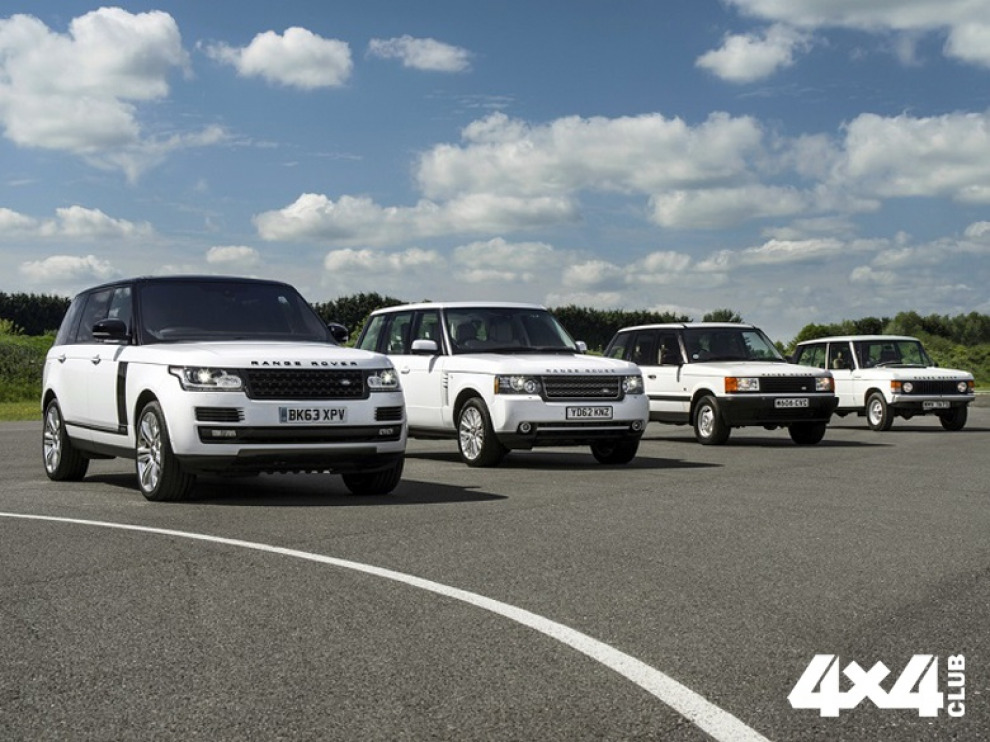 48 лет Range Rover: четыре поколения безупречного дизайна и инженерных инноваций