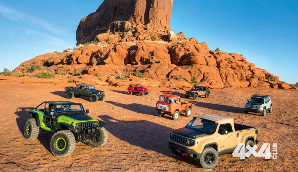 50 лет известного Moab Easter Jeep Safari совпало с 75-летием марки Jeep