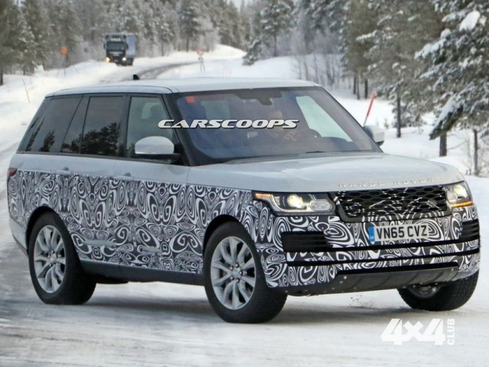 Land Rover тестирует обновленный Range Rover