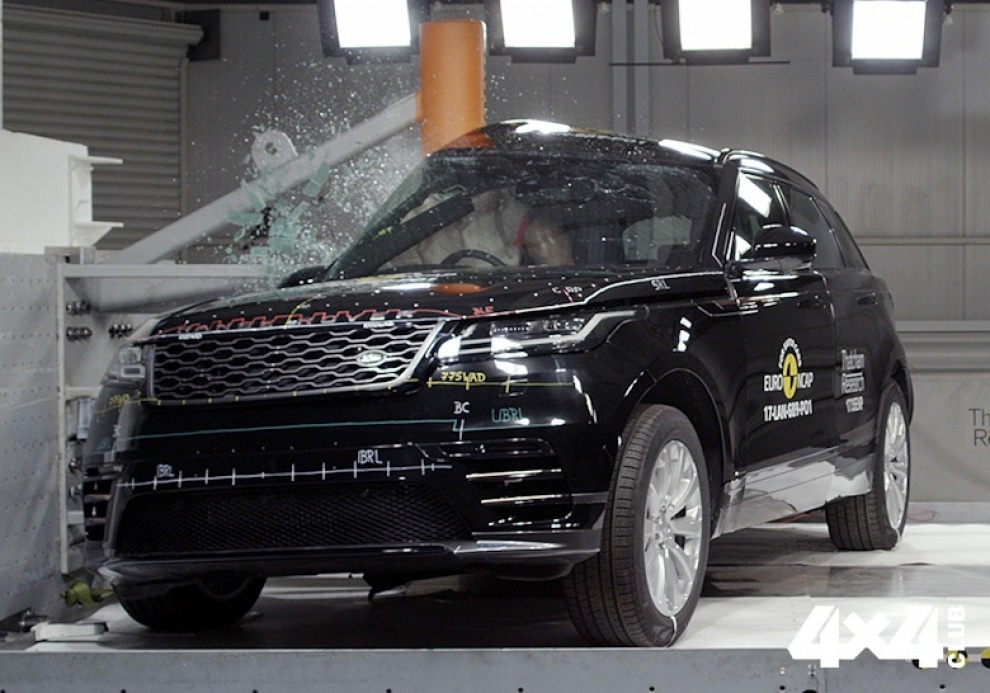 Организация Euro NCAP проверила безопасность Range Rover Velar
