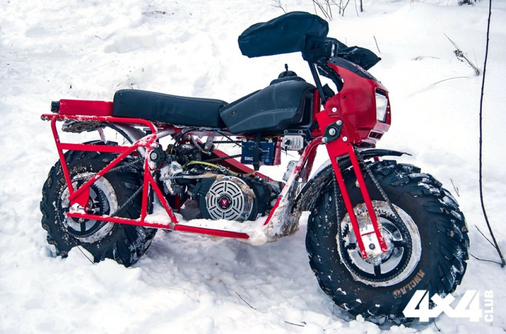 История создания и первого зимнего путешествия полноприводного мотоцикла «Архар»