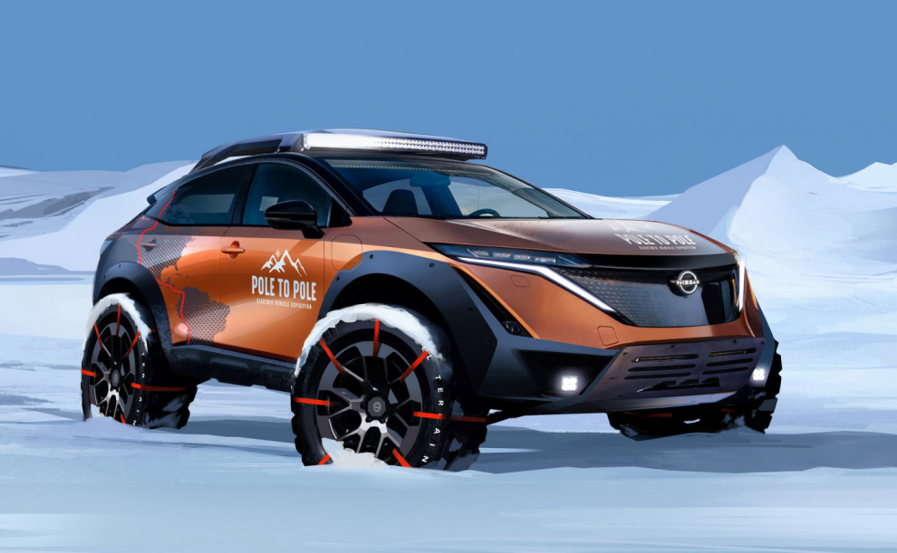 Специальная версия Nissan Ariya отправится с Северного полюса на Южный