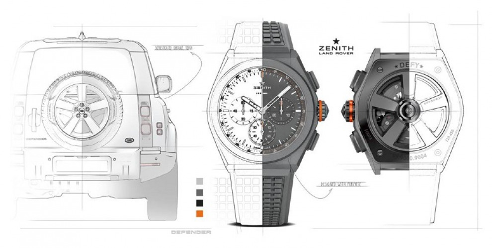 Land Rover и Zenith создали специальные часы посвященные новому Defender
