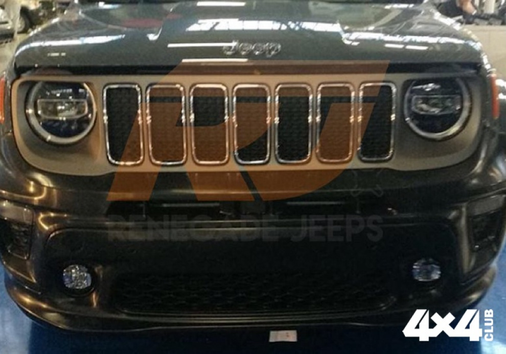 Обновленный Jeep Renegade получит оптику в стиле Wrangler