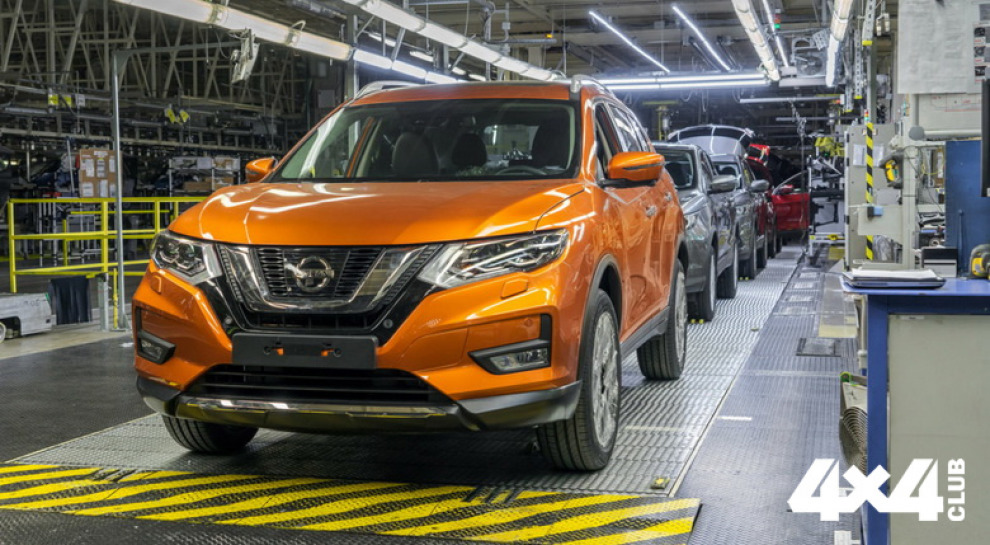 Тестовая сборка обновлённого X-Trail уже началась на петербургском заводе компании Nissan
