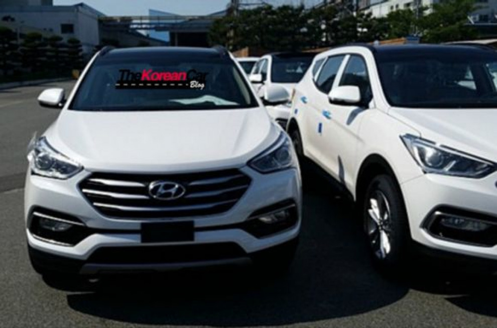 Рестайлинговый Hyundai Santa Fe засветился в Корее