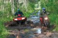 Полноприводный мотоцикл Rokon Trail Breaker и квадроцикл Arctic Cat TRV 450 H1 EFI